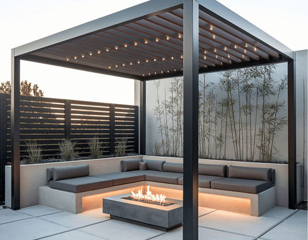 Pergoluxe Fabric Retractable Roof