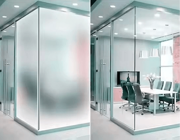 Switching glass